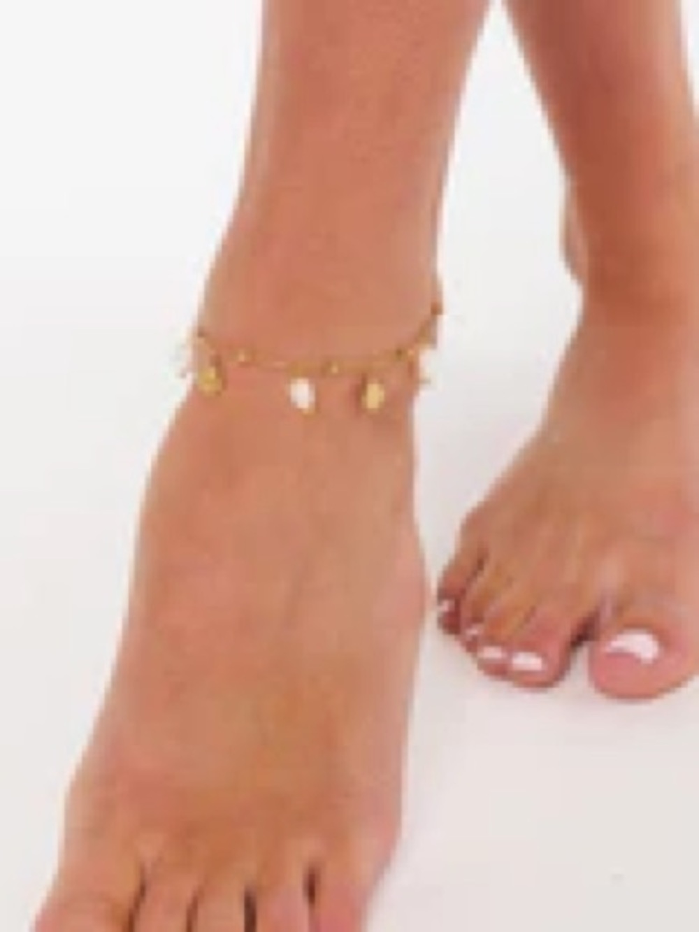 NWT Show Me Your Mumu Petit Moments Taylor Anklet ~ Gold